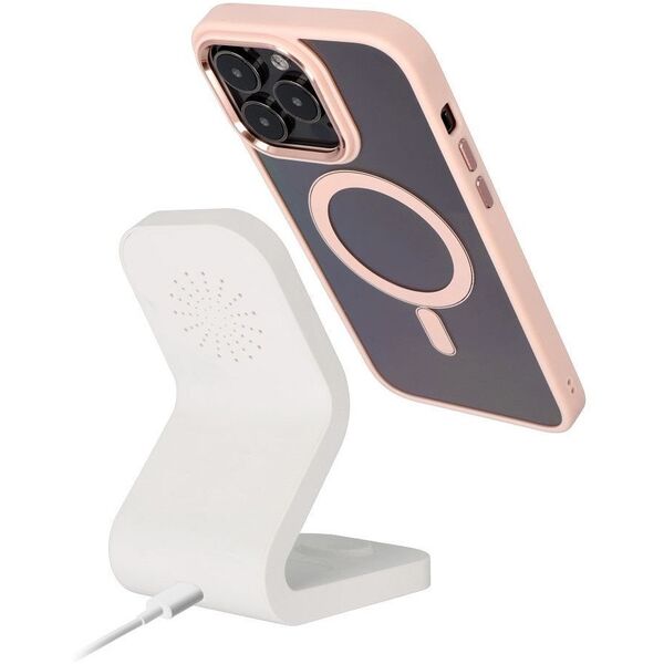 Θήκη COLOR EDGE MAG COVER συμβατή με MagSafe για IPHONE 11 ροζ