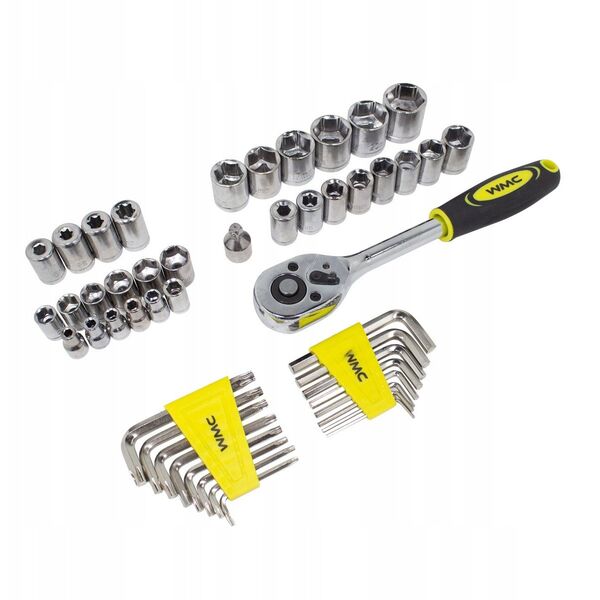 Σετ εργαλείων 128 τεμ. 1/4" 3/8" (4-21mm) σε βαλίτσα