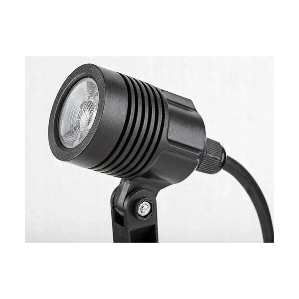Rabalux Turda LED 7060 φωτιστικό δαπέδου κήπου IP65 1x3W μαύρο διαφανές