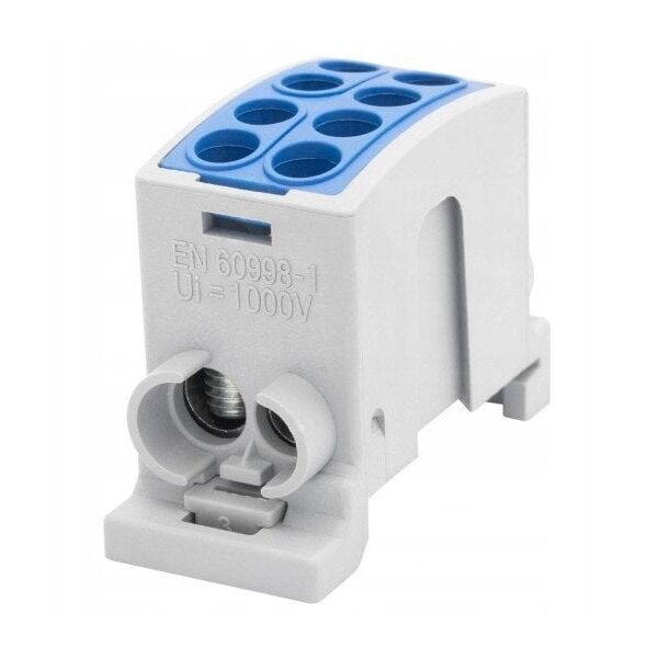 Σφιγκτήρας HLK F-ELEKTRO F2.0358 100A-2 (1x25,1x16 / 1x25,1x16) Al/Cu IP20 μπλε