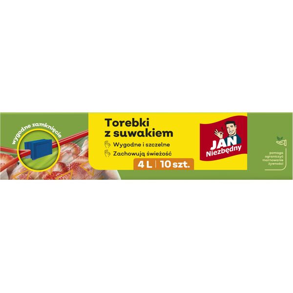 Τσάντες με φερμουάρ 4L - 10 τεμάχια JAN NIEZBĘDNY
