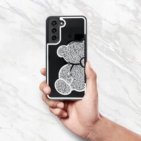 Θήκη TEDDY BEAR για SAMSUNG A36 5G ασημί