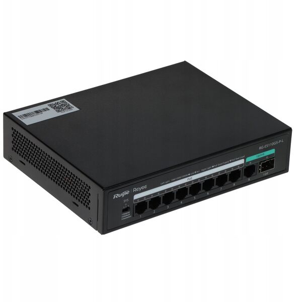ΔΙΑΚΟΠΤΗΣ POE RG-ES110GS-P-L 8-PORTOWY SFP Reyee