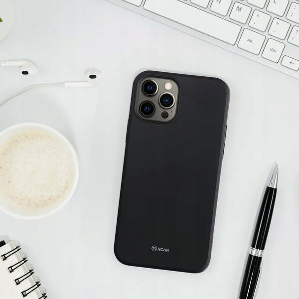 Θήκη ROAR COLORFUL JELLY για IPHONE 16e (SE 4 2025) Μαύρο