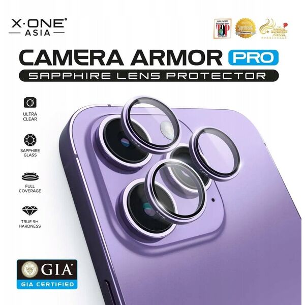 Ζαφειρένιο γυαλί X-One για φακό κάμερας Camera Armor Pro - για iPhone 16e (SE 4 2025)