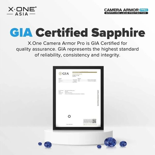 Ζαφειρένιο γυαλί X-One για φακό κάμερας Camera Armor Pro - για iPhone 16e (SE 4 2025)