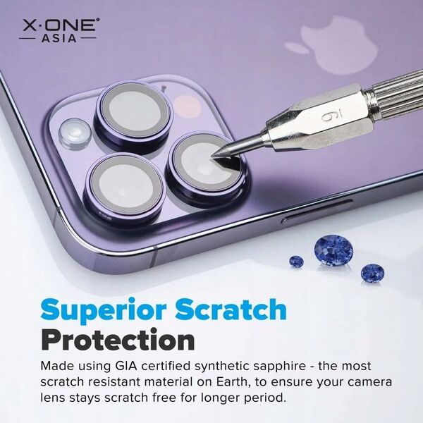 Ζαφειρένιο γυαλί X-One για φακό κάμερας Camera Armor Pro - για iPhone 16e (SE 4 2025)