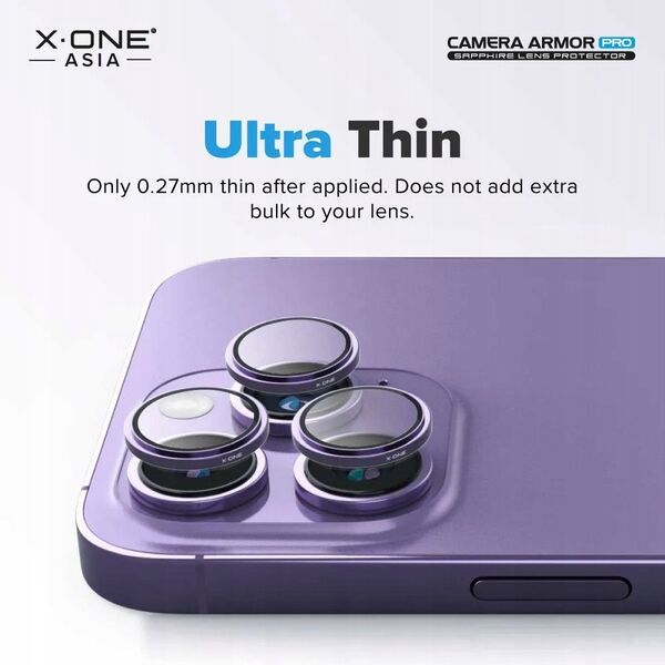 Ζαφειρένιο γυαλί X-One για φακό κάμερας Camera Armor Pro - για iPhone 16e (SE 4 2025)