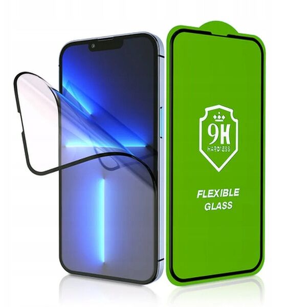 Υβριδικό γυαλί Bestsuit Flexible 5D Full Glue για Xiaomi 15 Ultra μαύρο (Hot Bending)