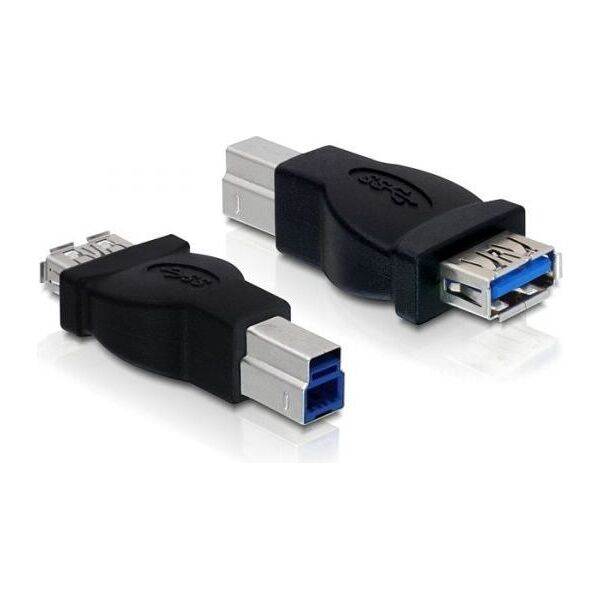 Adapter USB Delock USB - USB-B Czarny  (65179)