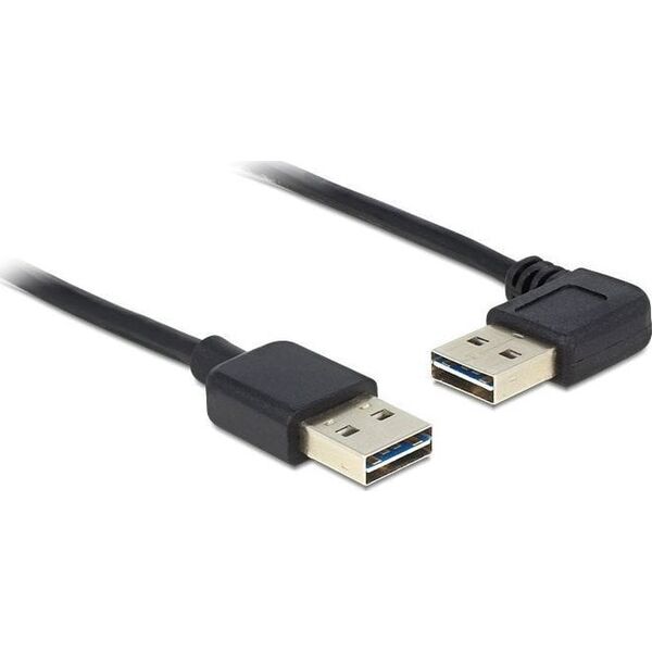 Kabel USB Delock USB-A - 5 m Czarny (83467)