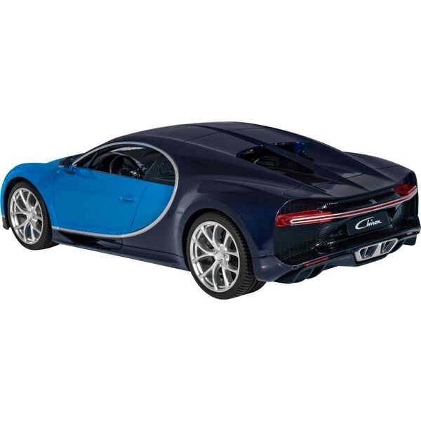 Rastar Bugatti Chiron niebieski RASTAR model 1:14 Zdalnie sterowane auto + Światła LED + Pilot 2,4 GHz