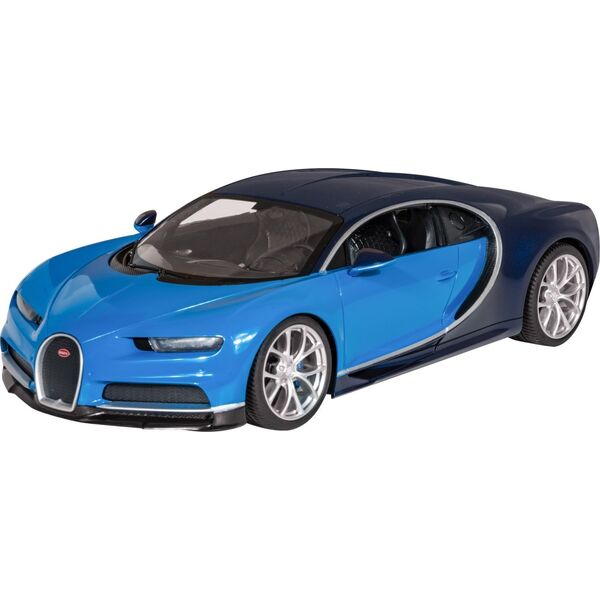 Rastar Bugatti Chiron niebieski RASTAR model 1:14 Zdalnie sterowane auto + Światła LED + Pilot 2,4 GHz