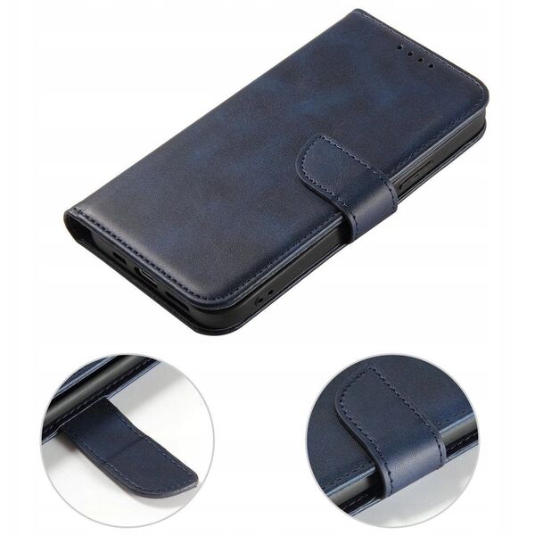 Θήκη Magnet Case με πτερύγιο για iPhone 16e - μπλε