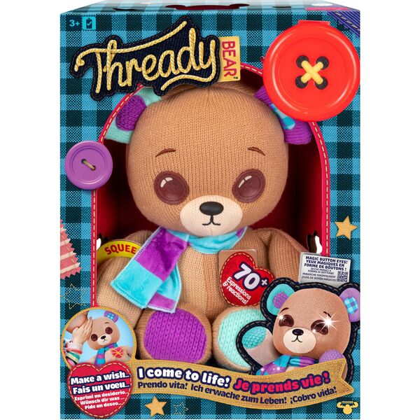 Thready Bear - ηλεκτρονικό μαλακό παιχνίδι