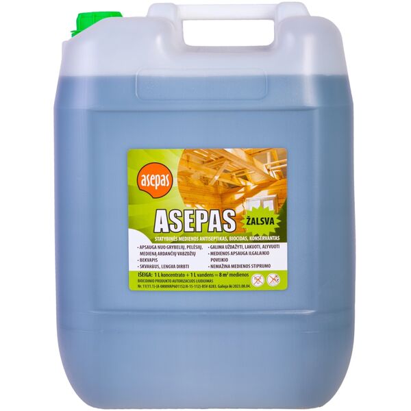 ΑΝΤΙΣΗΠΤΙΚΑ ASEPAS ΠΡΑΣΙΝΟ 20L