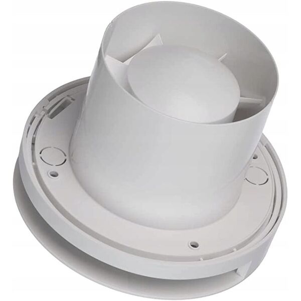 Οικιακός ανεμιστήρας EUROPLAST E-Extra EAT100S, d100 mm, με κάλυμμα, με ρουλεμάν, με χρονοδιακόπτη
