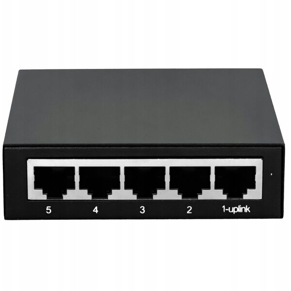 Wi-Tek WI-SG105 μη διαχειριζόμενος Gigabit Ethernet (10/100/1000) Μαύρο, Πορτοκαλί