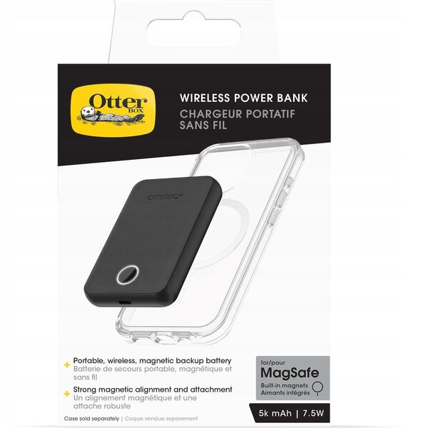 OtterBox Ασύρματο PowerBank -MagSafe 5K MAH (7.5W) USB-C μαύρο