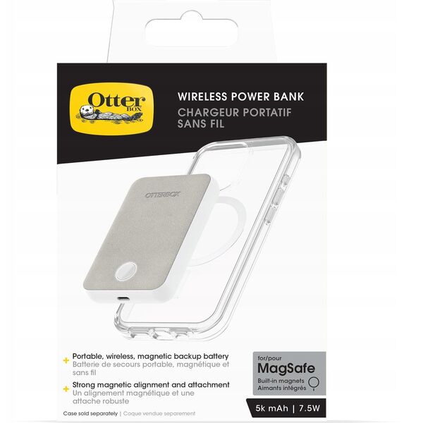 OtterBox Ασύρματο PowerBank -MagSafe 5K MAH (7.5W) USB-C λευκό