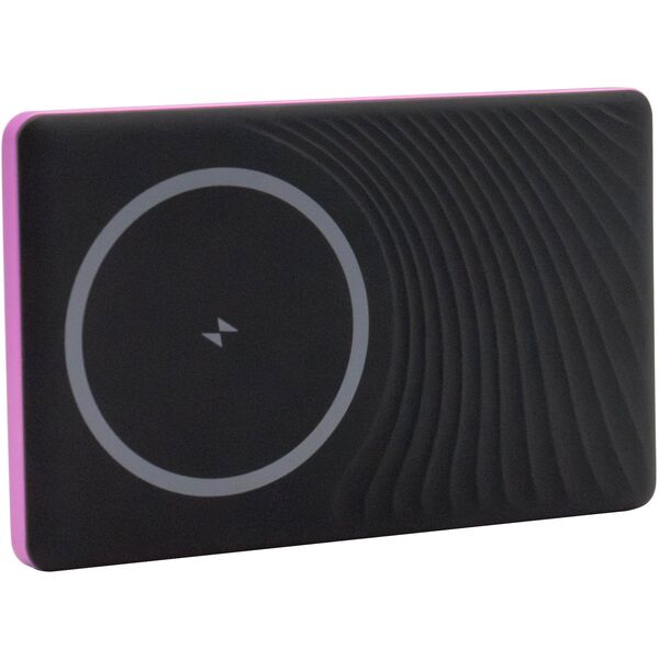 RealPower PB-5000 MAG 5000 mAh Ασύρματη φόρτιση Ροζ