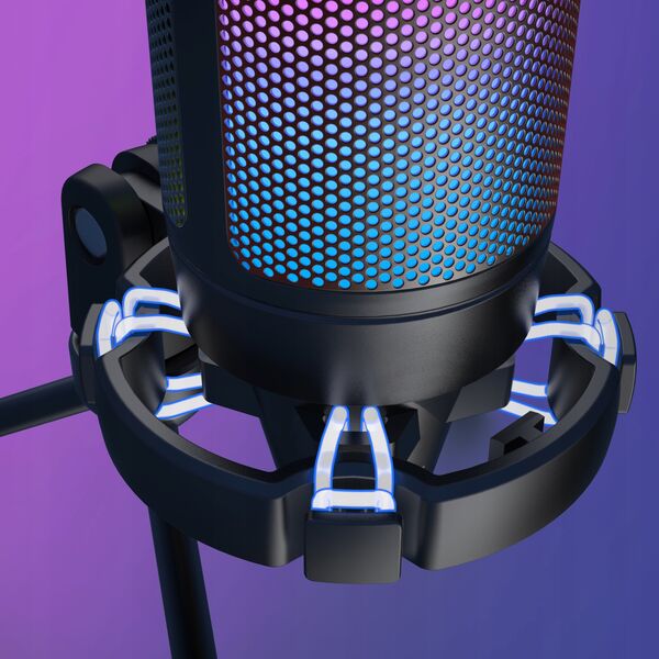 Μικρόφωνο πυκνωτικό στούντιο Fifine A6V AMPLIGAME RGB για παίκτες