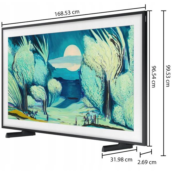 SAMSUNG The Frame Pro (2025) 75'' 4K UHD Neo QLED Mini LED μαύρη - Τηλεόραση