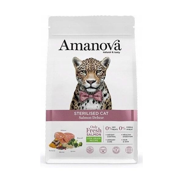 Amanova Cat Adult Salmon Deluxe - σολομός 6kg