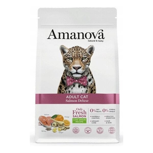 Amanova Cat Sterilised Salmon Deluxe - σολομός 6kg