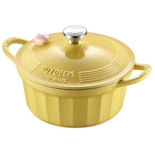 Σμάλτο χυτοσίδηρο 3,9L, μοντέλο CP551, χρώμα Mellow Yellow