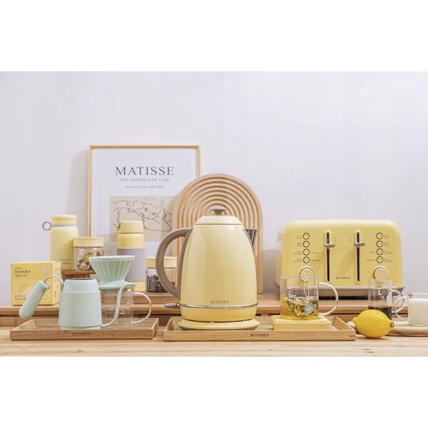 Ηλεκτρικός Βραστήρας BUYDEEM, μοντέλο K640, χρώμα Mellow Yellow, EU