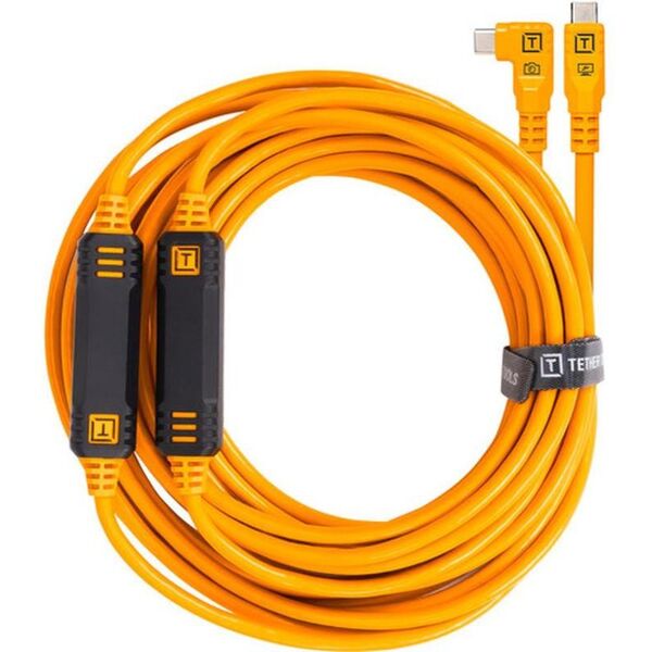 Tether Tools LeverLock&Cable Kit Optima 10G δεξιά πορτοκαλί 9,2m