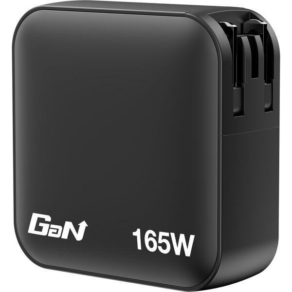 Verbatim, Φορτιστής GaN USB 3.0, USB C, γκρι, 165 W, εναλλάξιμες άκρες C,G,A