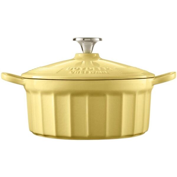 Σμάλτο χυτοσίδηρο BUYDEEM 2,9L, μοντέλο CP521, χρώμα Mellow Yellow