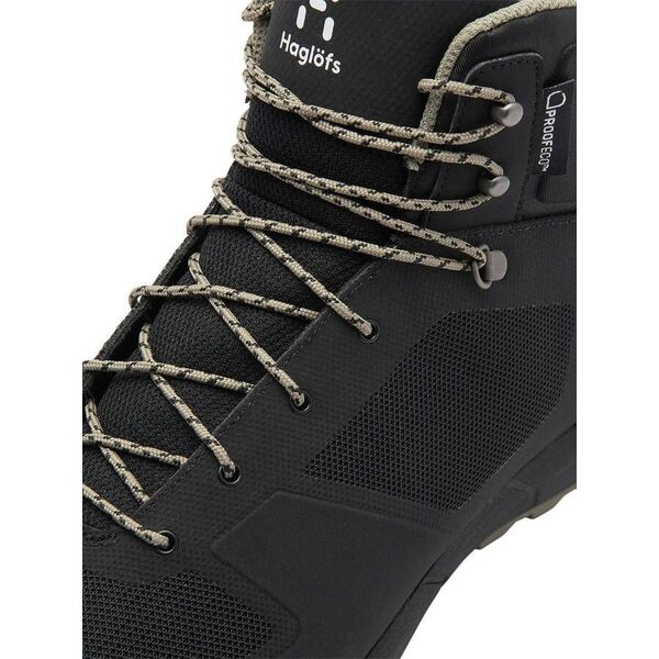Ανδρικά τουριστικά παπούτσια Haglofs L.I.M Mid Proof Eco - true black