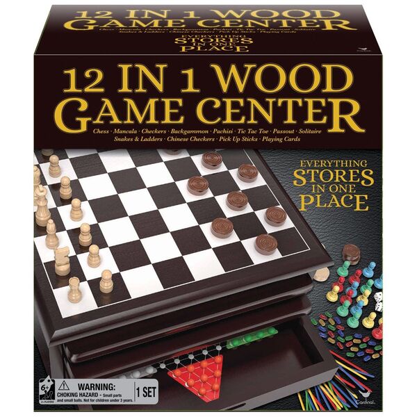 SPINMASTER GAMES SPINMASTER GAMES set of board games 12in1 Game House, 6065368