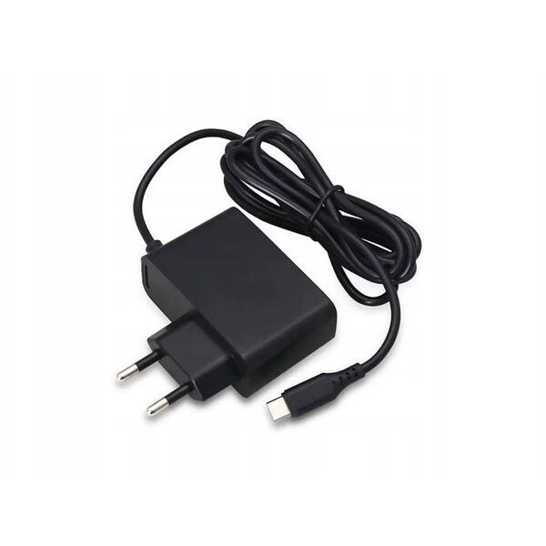 Φορτιστής δικτύου με βύσμα USB type-C 3A, γρήγορη φόρτιση, μαύρη