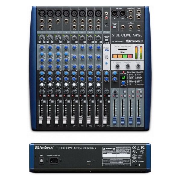 PreSonus StudioLive Mixer AR12c USB