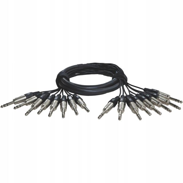 ALVA - Kabel 8 x TRS - 8 x TRS 5m