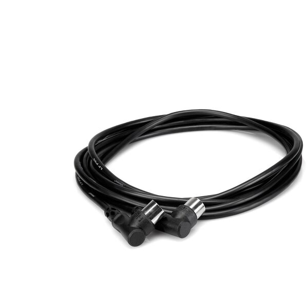 Hosa - Kabel MIDI kątowy 3m czarny