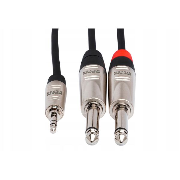 Hosa - Kabel PRO TRS 3.5mm - 2 x TS 6.35mm 3m