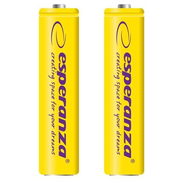 Esperanza Akumulator żółte AAA / R03 1000mAh 2 szt.