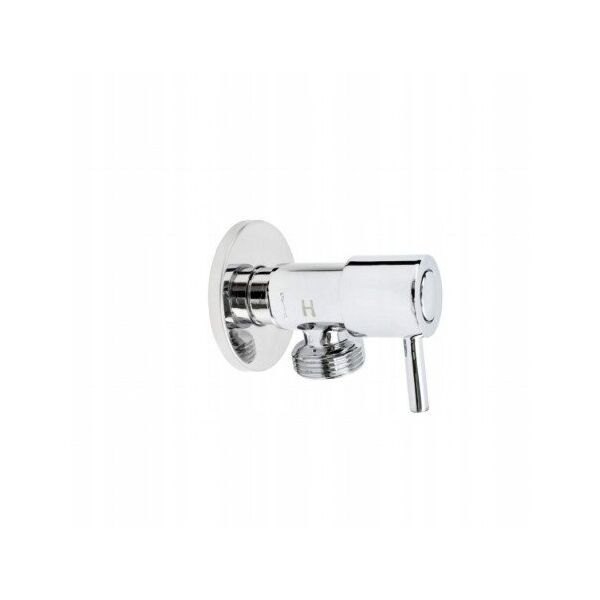 Invena γωνιακή βαλβίδα με κεραμική κεφαλή 1/2"x1/2", χρώμιο ZW-43-015