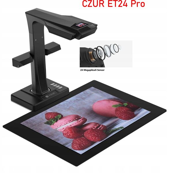 Σαρωτής βιβλίων CZUR ET24 Pro - Ανάλυση 5696x4272