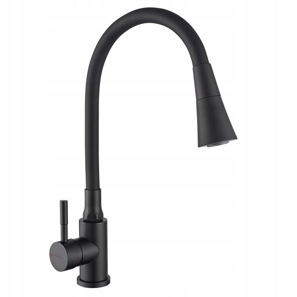 Μπαταρία κουζίνας Invena Gabi, μαύρο BZ-87-004-L