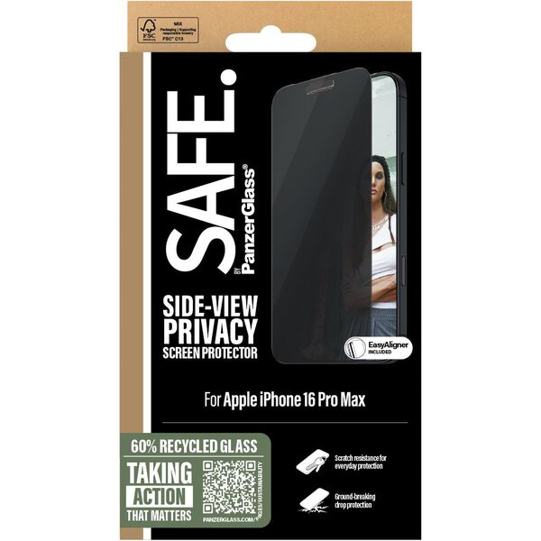 Προστατευτικό Οθόνης SAFE Privacy iPhone 16 Pro Max *BULK