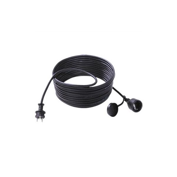 BACHMANN Przedłużacz 3G2,5mm2 czarny, 25m, styk ochronny guma/neopren H07RN-F