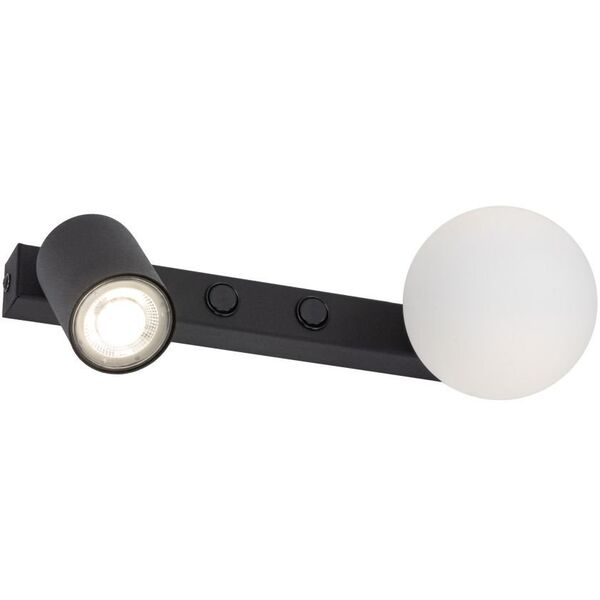Φωτιστικό τοίχου TK Lighting Vox 10148 1x10W GU10 1x6W G9 μαύρο/λευκό