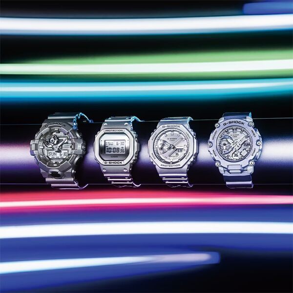 Zegarek G-SHOCK Casio G-Shock DW-5600FF-8ER 200m srebrny