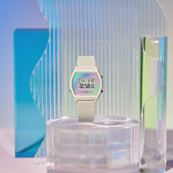 Zegarek Casio Zegarek damski Casio LW-205H-8AEF biały